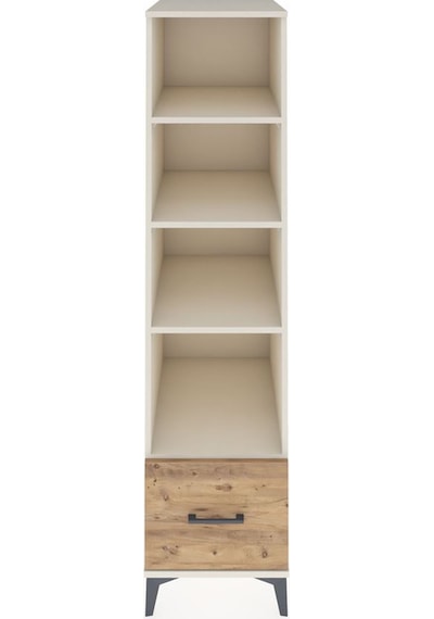 Kronos Dolap 4 Raflı Tek Çekmeceli 44x59x182 Aytaşı-çam Aytaşı