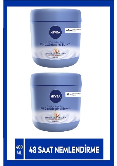 El Ve Vucut Pürüzsüzleştirici Bakım Kremi 400 Ml X 2 Adet