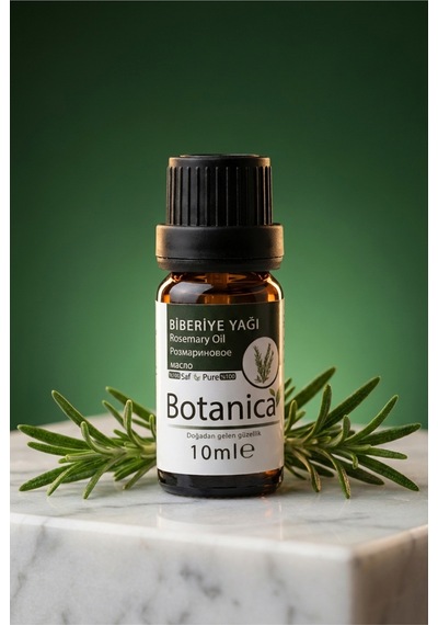 Botanica %100 Saf Biberiye Yağı Saç Güçlendirici Besleyici Uçucu Bitkisel Damla 10 Ml 10 ML