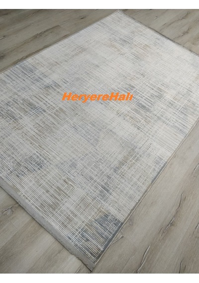 Modena Mdn 02 Cream Blue Şık Ve Modern Sıkı Dokuma Hav Toz Vermez