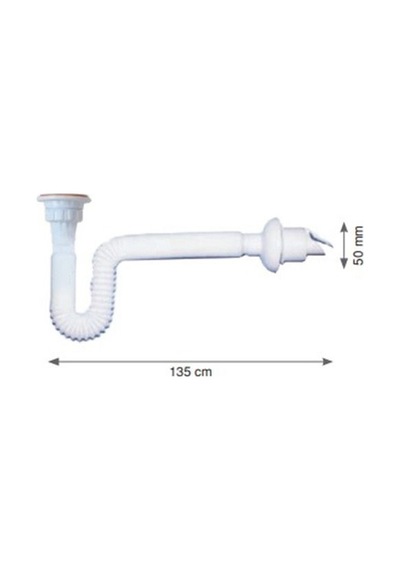 Rekorlu Cekvalflı Uzun Lavabo Sifonu
