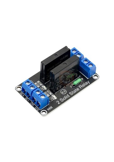 5v-2 Kanal Solid State Röle Kartı Geliştirme Kartlarıyla Uyumlu- Dirençli Sigorta Ile Arduino