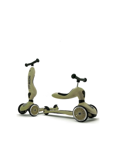 Scoot And Ride Highwaykick 1 Oturaklı Çocuk Scooter Olive 160629-00001