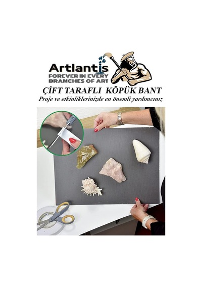 Çift Taraflı Bant Köpük Bant 38mm X 2mt 1 Adet Çerçeve Tablo Halı Yapıştırma Bandı İç Ve Dış Mekan Süper