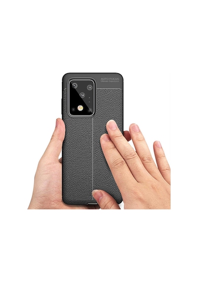 Samsung Uyumlu Galaxy S20 Ultra Kılıf Deri Tarzı Niss Silikon Case