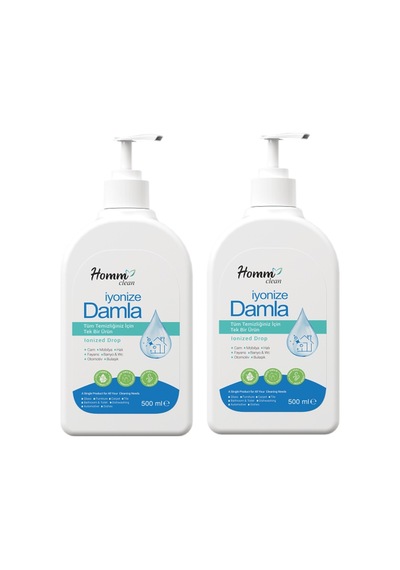 Homm Clean İyonize Damla 500 Ml - 2 Adet 2'li Set