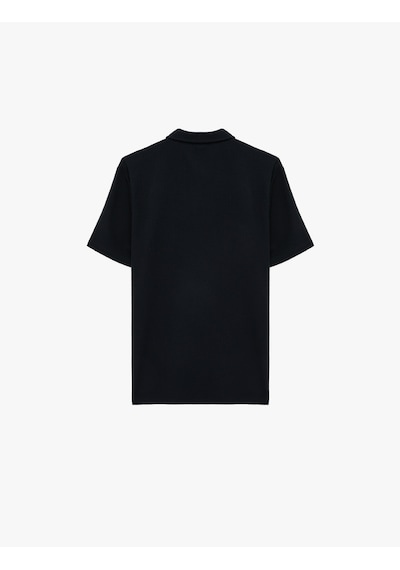 Koton Regular Fit Waffle Dokulu Düğmeli Kısa Kollu Polo Yaka Tişört Lacivert 6sam10071mk Koton Regular Fit Waffle Dokulu Düğmeli Kısa Kollu Polo Yaka Tişört Lacivert 6sam10071mk