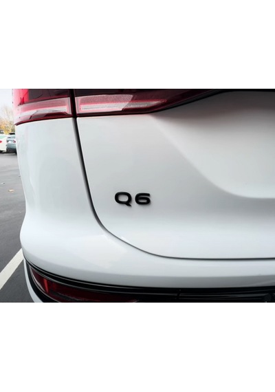 Dk Tuning Q6 2025+ Bagaj Siyah 3m Yazı Logo Audi İle Uyumlu
