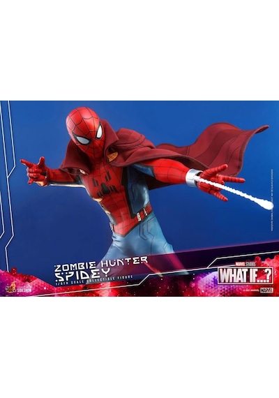 Hot Toys Zombie Hunter Spidey Sixth Scale Figure TMS38 - 909046 / Marvel Comics / What If…?