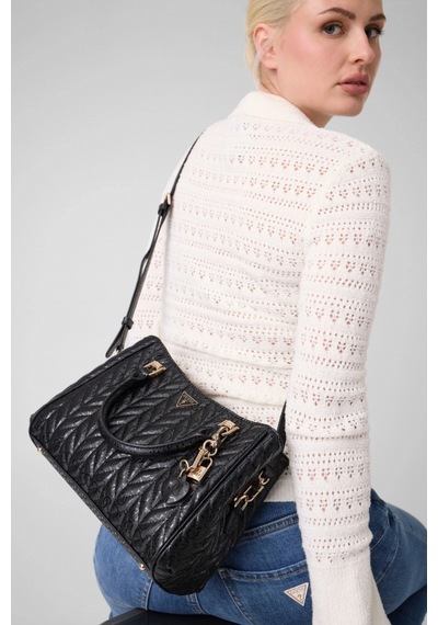 Guess Stacey Girlfriend Kadın Siyah El Çantası Hwgg9741060-bla