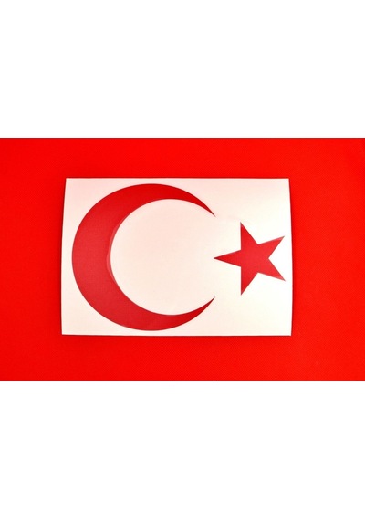 Ay Yıldız Sticker - Türk Bayrağı Sticker ( )-