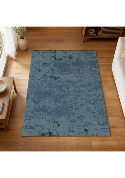 Kartela Halı Alea Halı Jüt Taban Dokuma Halı Mavi - 180 X 270 Cm