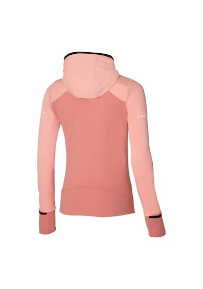 Mizuno Warmalite Hybrid Kadın Tam Fermuarlı Sweatshirt Pembe