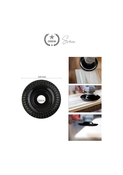 Titanyum 115 Mm Törpüleme Oyma Eğe Diski Ahşap Taşlama Makine Uyumlu Kesici Oyuk Açma Testeresi