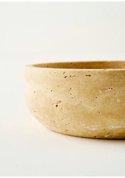 Bella Maison Ephesus Traverten Dekoratif Kase Naturel 20x7 Cm