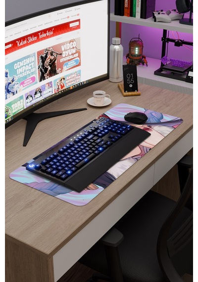 Yun Jin Genshin Impact Anime Oyuncu V5 - 70x30 Xl Gaming Mouse Pad Fare Altlığı