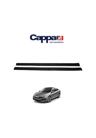 Cappafe Honda Civic 10 Yan Marşpiyel Abs Akrilik 2 Parça 2016-›