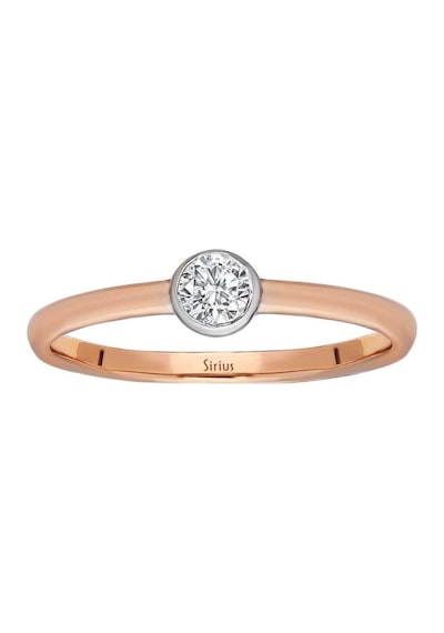 Sirius G Renk 0,16 Karat Pırlanta Gülperi Yüzük 0823R0145