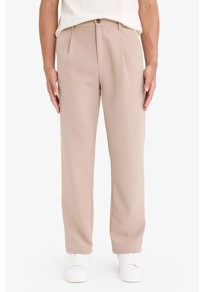 Defacto Straight Fit Düz Paça Pantolon F7140ax25aubg315 Bej