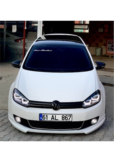 Golf 6 2008-2012 Batman Yarasa Ayna Kapağı Piano Black Abs Plastik