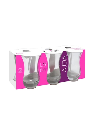 Lav Ajda Cam Çay Bardağı 6 Kişilik 165 ml