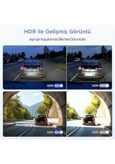 A119m Pro 4k Hdr Sony Starvıs 2 Sensörlü Wi-fi 6 Gps'li Araç Kamerası