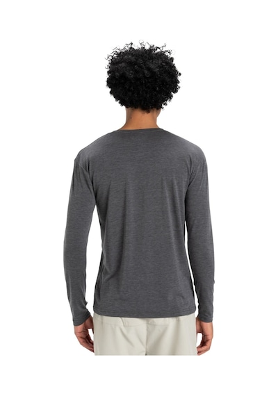 Quıksılver Quiksilver Coastal Run Ls Erkek Gri Tişört 1278 Siyah