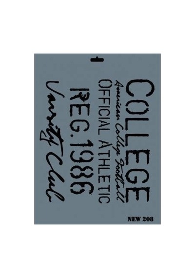 Mey İthalat Rich New Seri N-208 Stencil 35x25 Cm Belirtilmemiş