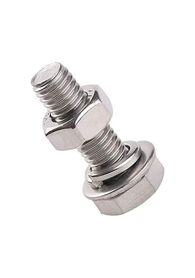 Akb M12x40mm Altıköşe Altıgen,anahtar Başlı Vida , Somun , Rondela Ve Yaylı Pul 3 Takım Rf148 M12 x 40 MM
