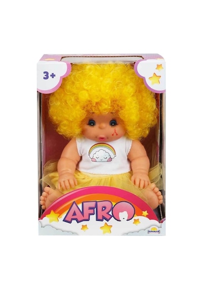 20040 Afro Kıvırcık Saçlı Bebek 23 Cm -sunman - Izbp-889766 1 Adet