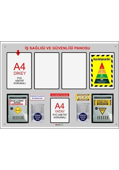 D-22 Maben Iş Sağliği ve Güvenliği Panosu - Dilek,Öneri ve Ramak