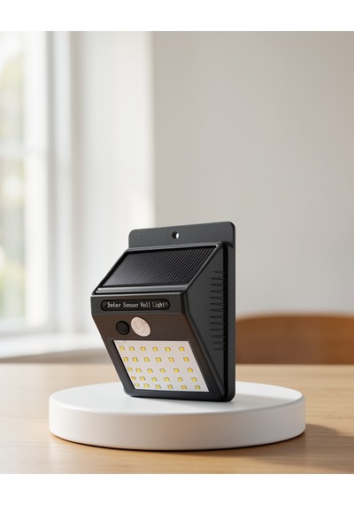 Ip65 Solar Led Duvar Lambası, Pır Sensörlü Dış Aydınlatma