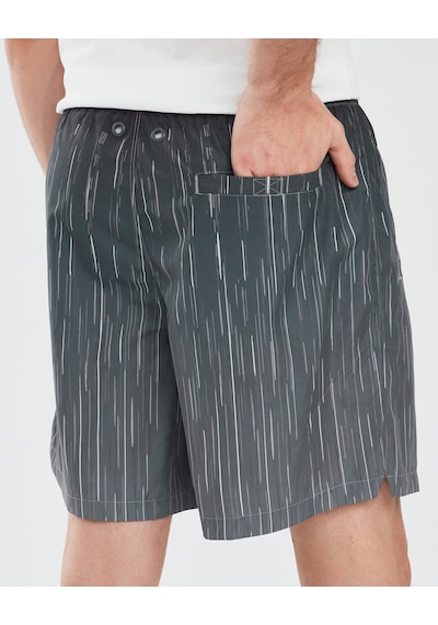 Skechers Swimwear M 7 Inch Swimshort Erkek Siyah Deniz Şortu S241141-001 Siyah