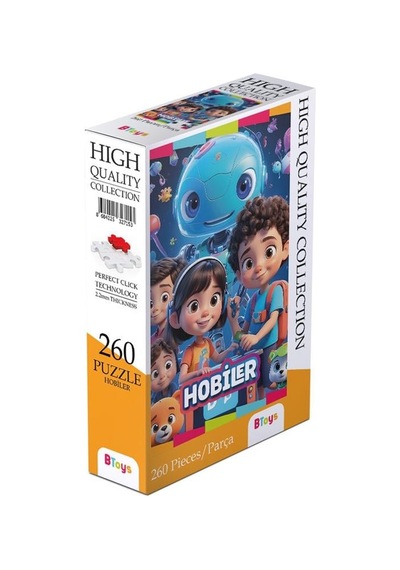 Btoys 260 Parça Puzzle Hobiler 9081