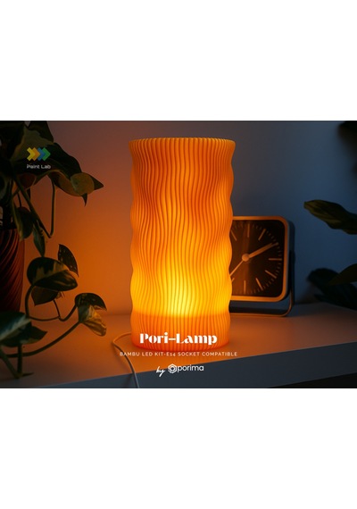 Pori-lamp V1 Dalga Formlu Modern Dekoratif Masa Lambası - Şık Gece Lambası Usb Girişli