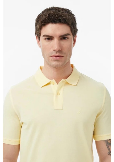 Nautica Erkek Sarı Regular Fit Polo Yaka T-shirt-14490