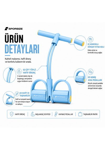 Sporsize Direnç Bandı Mor