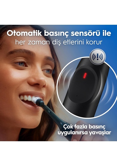 Oral-b Io2 Şarjlı/elektrikli Diş Fırçası, 2'li Set, Siyah & Orman