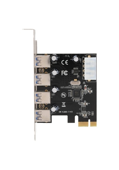 Wozlo 4 Port Usb 3.0 Pci Express Pci-e Çoklayıcı Çoğaltıcı Kart