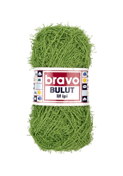 Bulut Sakal Lif İplik 100 Gr 100 Metre Renk Kodu:423 Çimen Yeşili