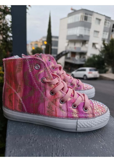Scarpe Magiche Pink Galaxy Işıltılı Kız Çocuk Sneaker 31-35 Numara Arası Işıksızdır Çok Renkli Scarpe Magiche Pink Galaxy Işıltılı Kız Çocuk Sneaker 31-35 Numara Arası Işıksızdır Çok Renkli