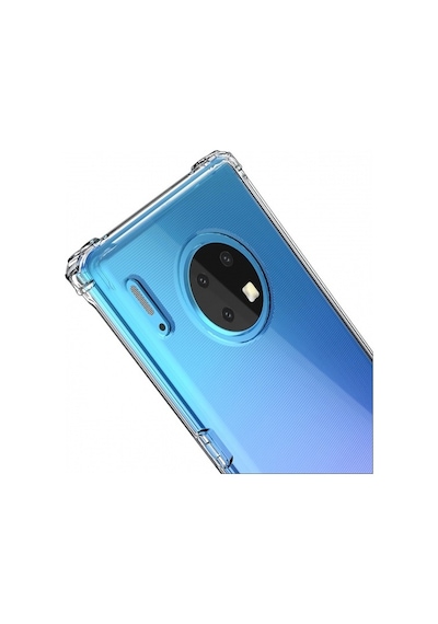 Blogy Mate 30 Pro İle Uyumlu Crystal Fit Kılıf Crystal Clear