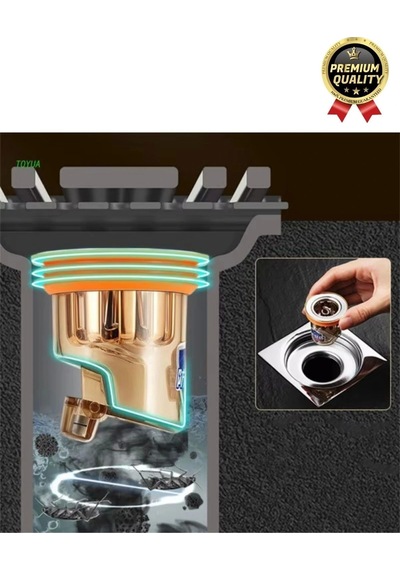 Özel Üretim Banyo Mutfak Küvet Dn40-dn50 Borularıyla Uyumlu Koku Ve Geri Akış Önleyici Gider Aparatı Çok Renkli