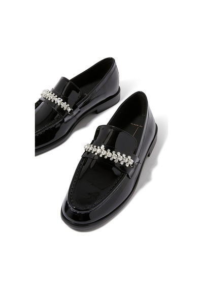 Black Suede Studio Süet Detaylı Klasik Loafer Ayakkabılar Siyah