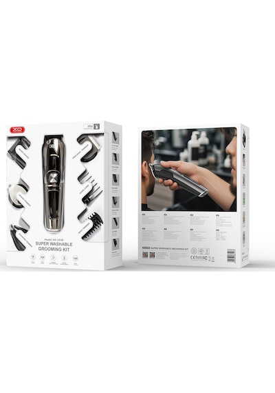 Cf30 Ipx6 Yıkanabilir Profesyonel Multi Fonksiyonlu 6in1 Şarjlı Saç Sakal Kesme Makinası Diğer