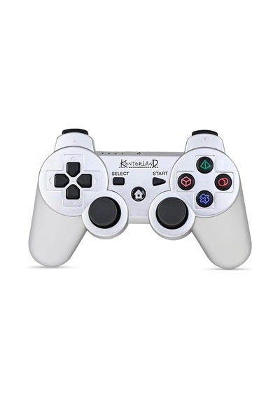 Kontorland P3g - Ps3/pc Uyumlu Titreşimli Kablosuz Oyun Kolu Gamepad Gümüş Sku: Zeus8690010057792