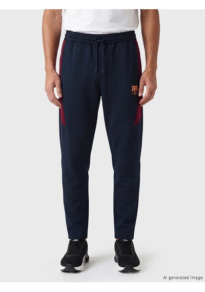 Lc Waikiki Lacivert Regular Fit Barcelona Nakışlı Erkek Eşofman Altı