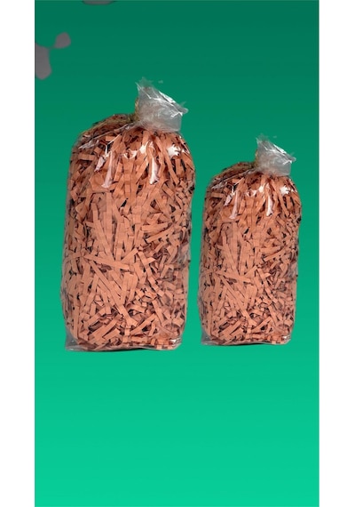 Gül Kurusu Z Zigzag Kırpık Kâğıt Hediye Kutu İçi Dolgu Süsleme Ve Dolgu Malzemesi 25 Gr