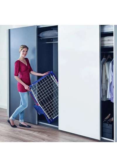 Leifheit Pegasus 180 Solid Plus Çamaşır Askılık 157x66cm Beyaz - Mavi