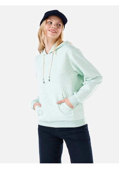 Colin's Colins Regular Fit Basic Yeşil Kadın Sweatshirt Cl1067255 Mint Yeşili